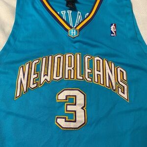 adidas New Orleans Basketball Jersey - Teal and Yellow Paul 3